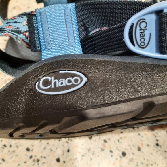 Womens Chaco Z Cloud X2 Sandals Size 9 Strappy Adjustable Hiking Diamond Pattern - Picture 3 of 6